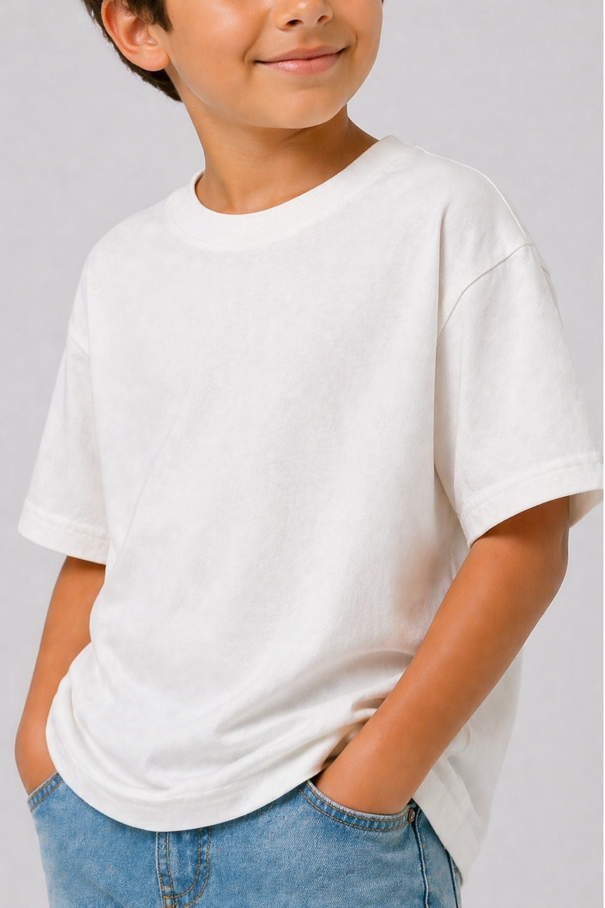 Unisex Basic Kısa Kollu Çocuk T-Shirt